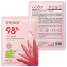 SADOER Pink Aloe Łagodząco-Nawilżająca Maska do Twarzy w Płachcie z Różowym Aloesem 25ml