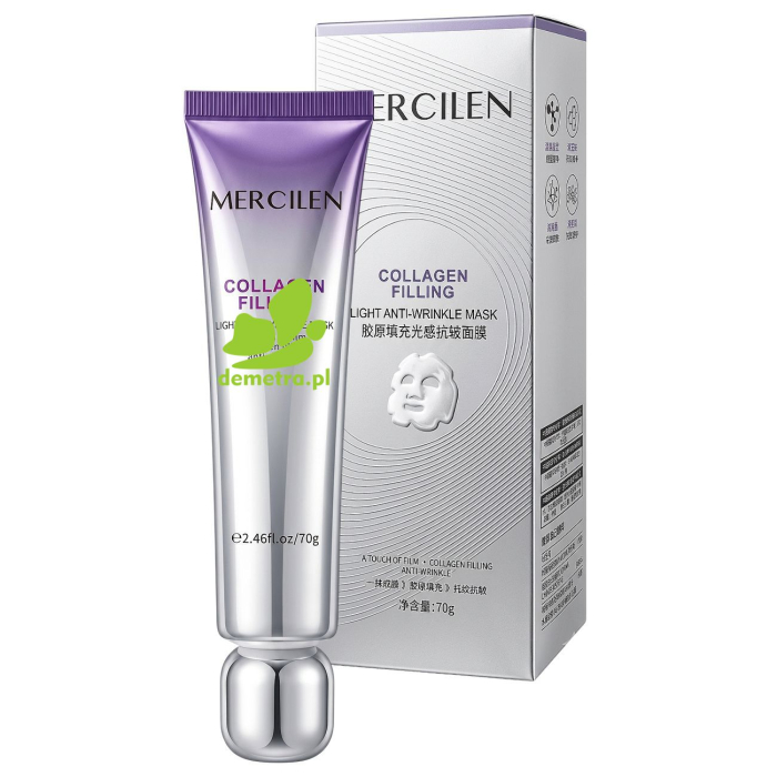 MERCILEN Maska Przeciwzmarszczkowa z Kolagenem Collagen Filling 70g