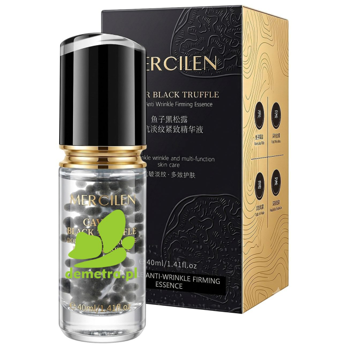 MERCILEN Serum do Twarzy Przeciwzmarszczkowe Ujędrniające z Kawiorem i Czarną Truflą 40ml