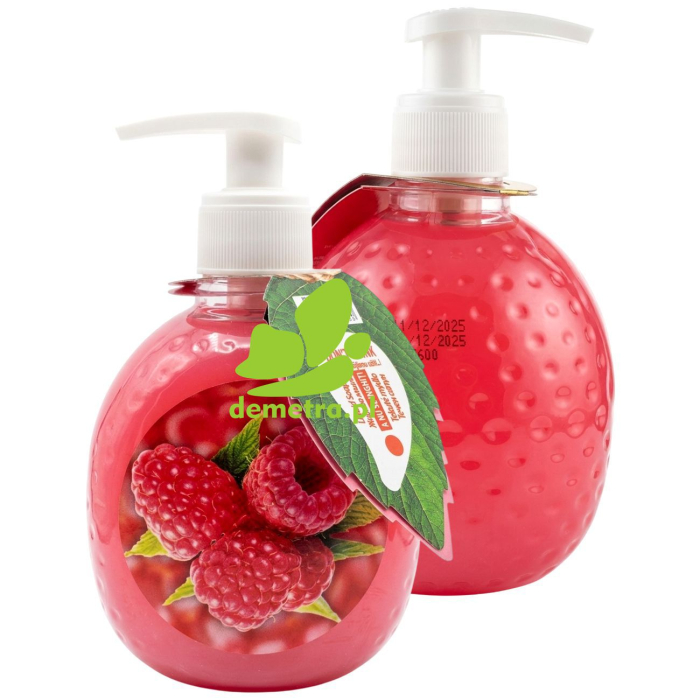 Mydło w Płynie do Rąk Lara Hygiene Malina 500 ml z pompką