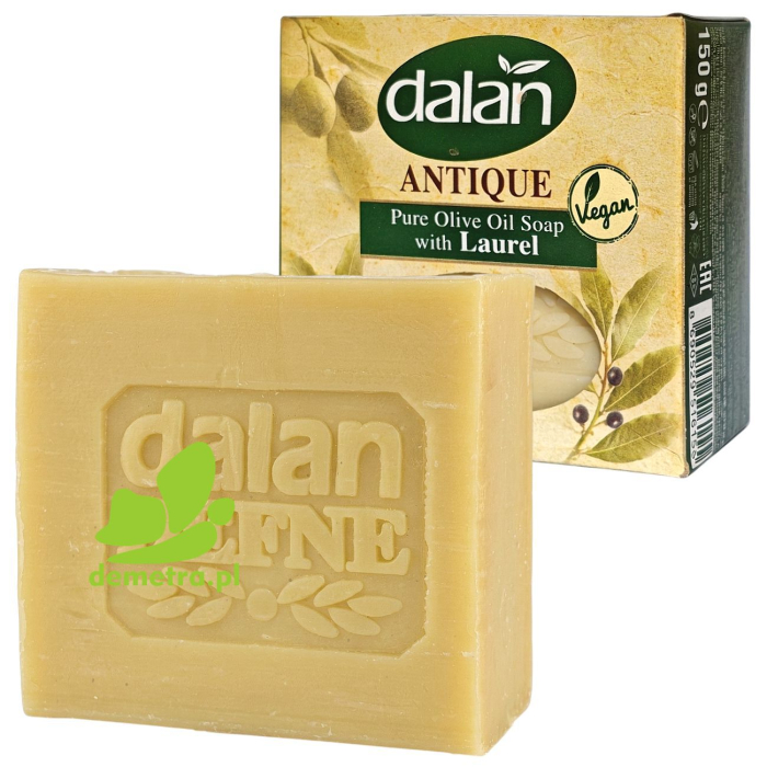Naturalne Mydło Oliwkowo-Laurowe Dalan Antique z Olejkiem Laurowym 150g
