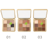 Luksusowa Paleta 9 Cieni do Powiek LUXELUX Mirror Crystal z Lusterkiem 02