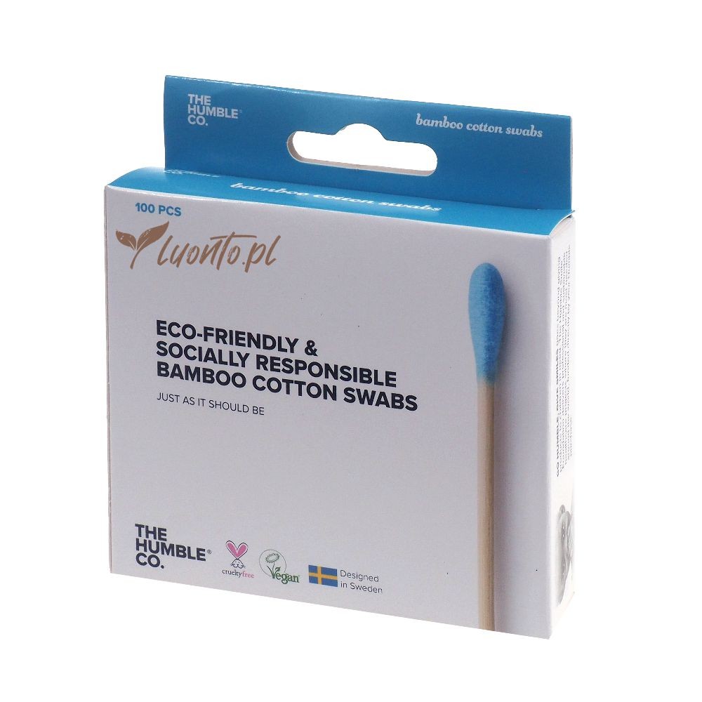 Patyczki bambusowe niebieskie 100szt.