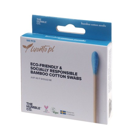 Patyczki bambusowe niebieskie 100szt.