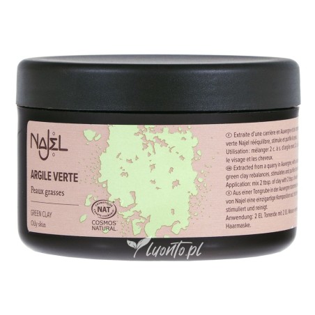 Glinka zielona 150g Najel Cosmos Natural