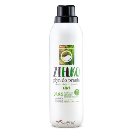 Płyn do prania tkanin białych i jasnych 1000 ml Zielko kiwi