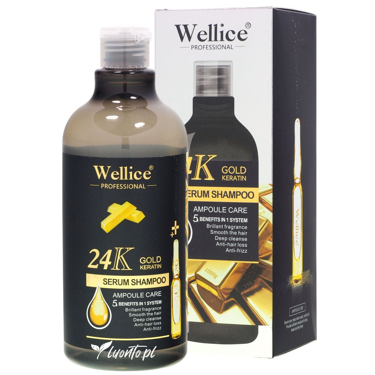 Szampon do włosów 500 g Wellice keratyna, jojoba