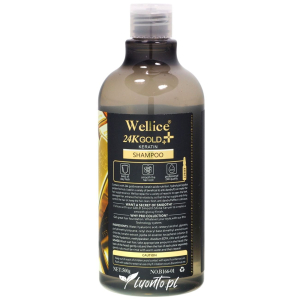 Szampon do włosów 500 g Wellice keratyna, jojoba