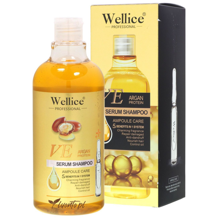Szampon do włosów 500 g Wellice olej arganowy