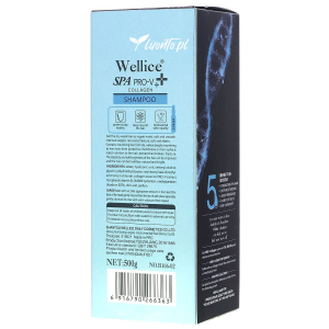 Szampon do włosów 500 g Wellice kolagen PRO-V, witamina E