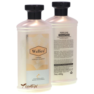 Szampon do włosów 400 g Wellice keratyna, argan