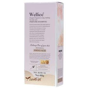 Szampon do włosów 400 g Wellice keratyna, argan