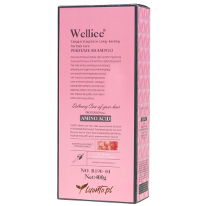 Szampon do włosów 400 g Wellice keratyna, kolagen, olej arganowy
