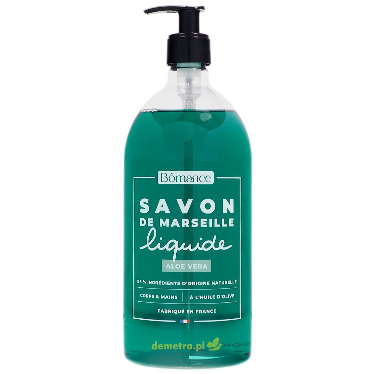 Mydło marsylskie w płynie 1000 ml Bomance aloes