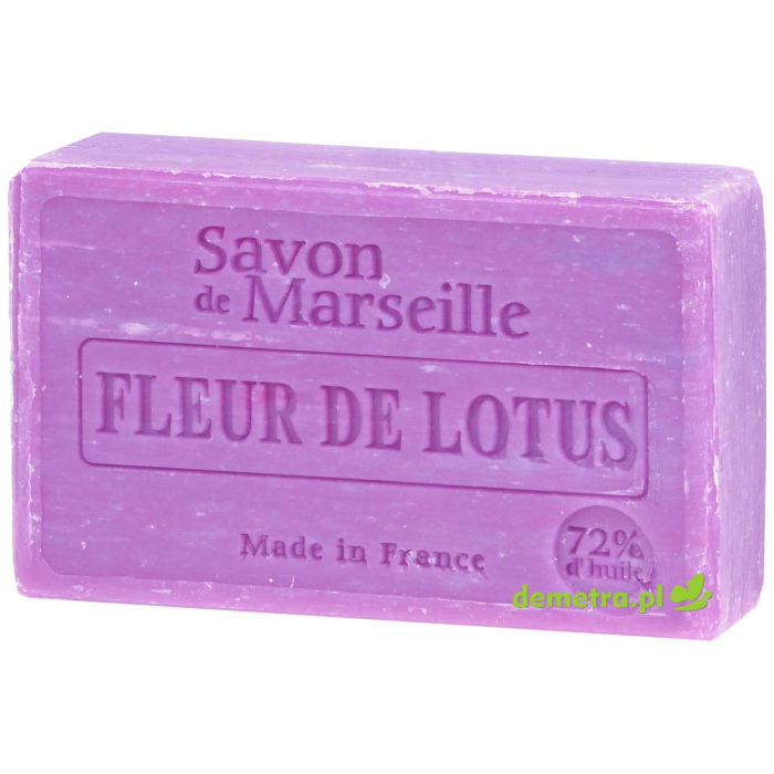 Mydło marsylskie 100g Le Chatelard - kwiat lotosu