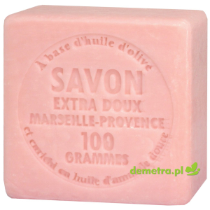 Mydło marsylskie 100g Le Chatelard bez oleju palmowego - róża-piwonia