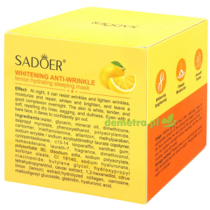 Krem na noc maska rozjaśniająca 120 g Sadoer na noc