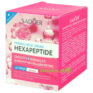 Krem ujędrniający 50 g Sadoer Heksapeptydy, Kolagen, Retinol