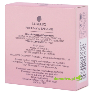 Perfumy w balsamie 2,2 g Luxelux Yara Pink
