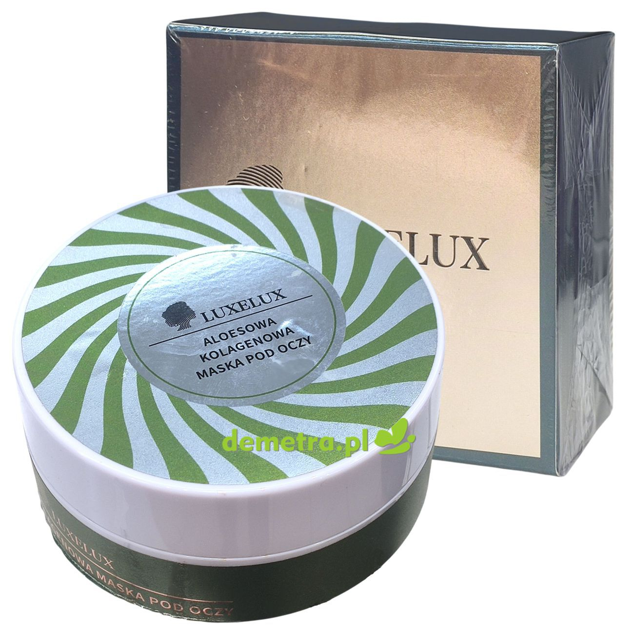 Płatki kolagenowe pod oczy 60 szt. Luxelux - aloes