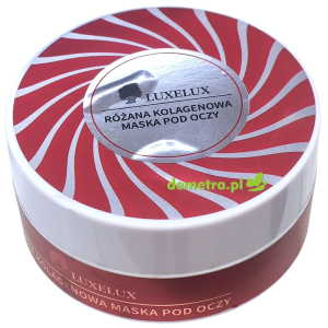 Płatki kolagenowe pod oczy 60 szt. Luxelux - płatki róży