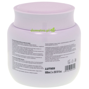 Maska odżywcza, nabłyszczająca do włosów 800 ml Luxelux keratyna
