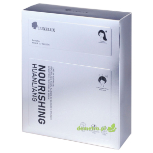 Maska parowa do włosów 5 szt. Luxelux odnawiająca, proteinowa z serum