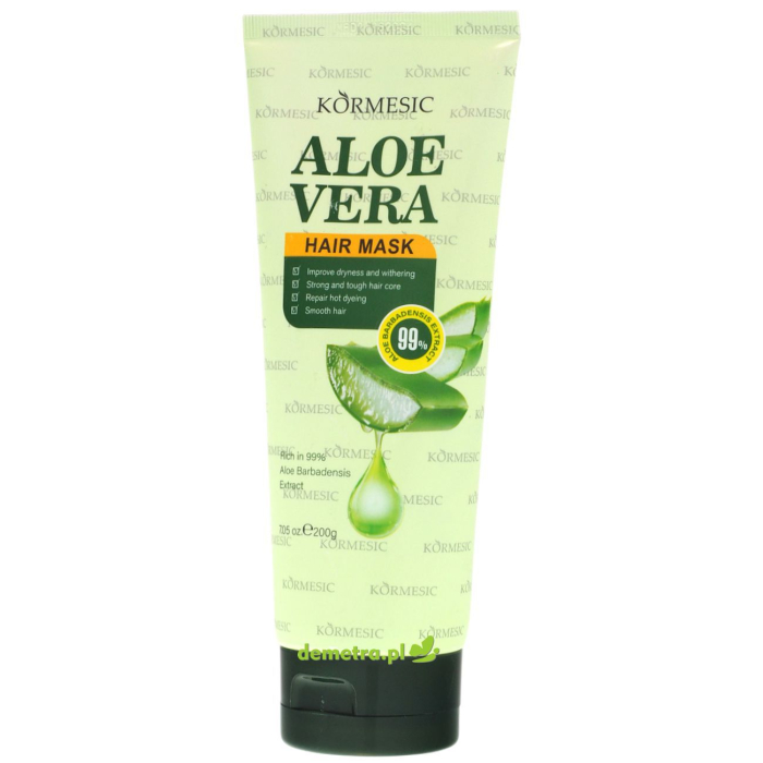 Maska do włosów 200 g Kormesic nawilżająca aloes