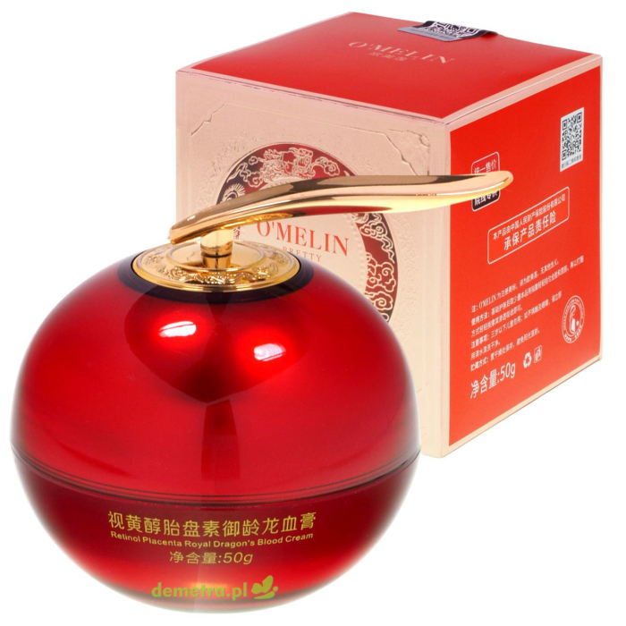 Krem przeciwzmarszczkowy 50 g O'melin Dragon's Blood Retinol