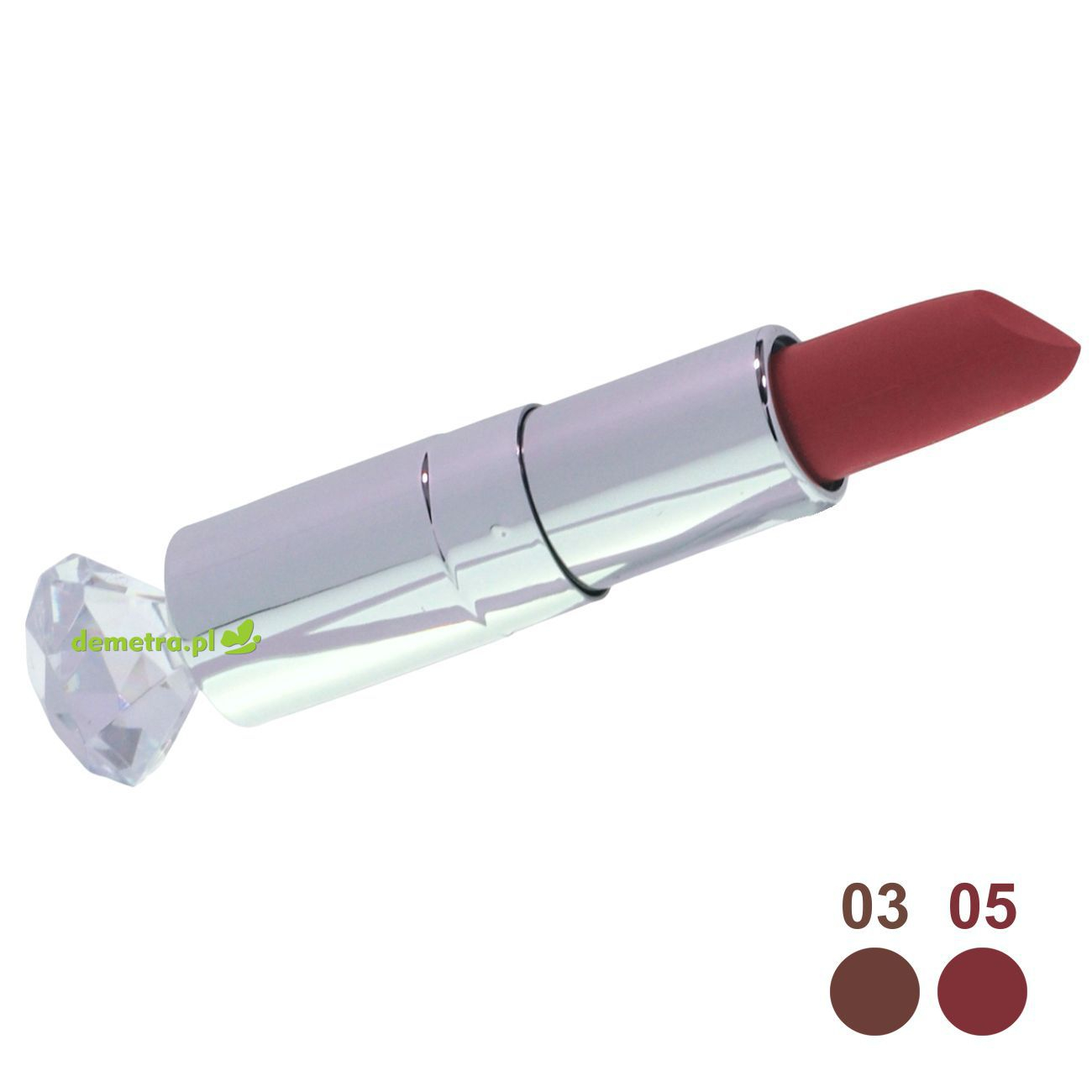 Pomadka do ust 4 g Luxelux 05 kolor nude ciemny nude