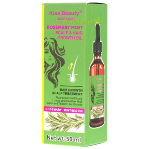 Odżywczy olejek do włosów 50 ml Kiss Beauty rozmaryn, mięta