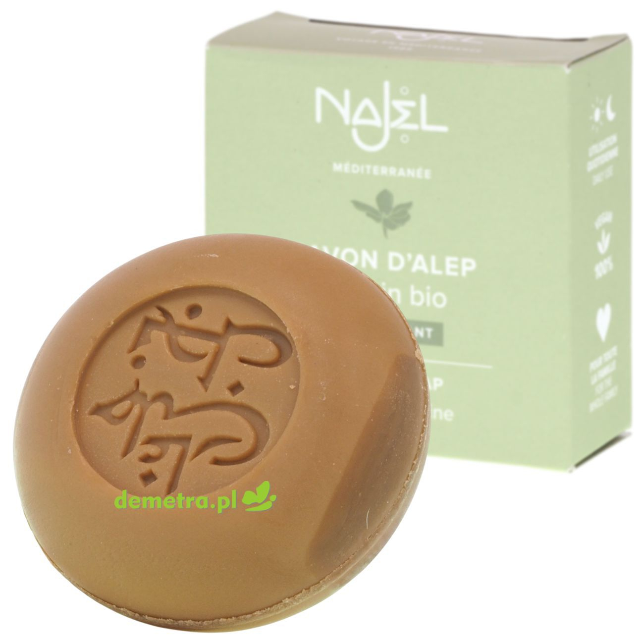 Mydło Aleppo 100g Najel jaśmin bio