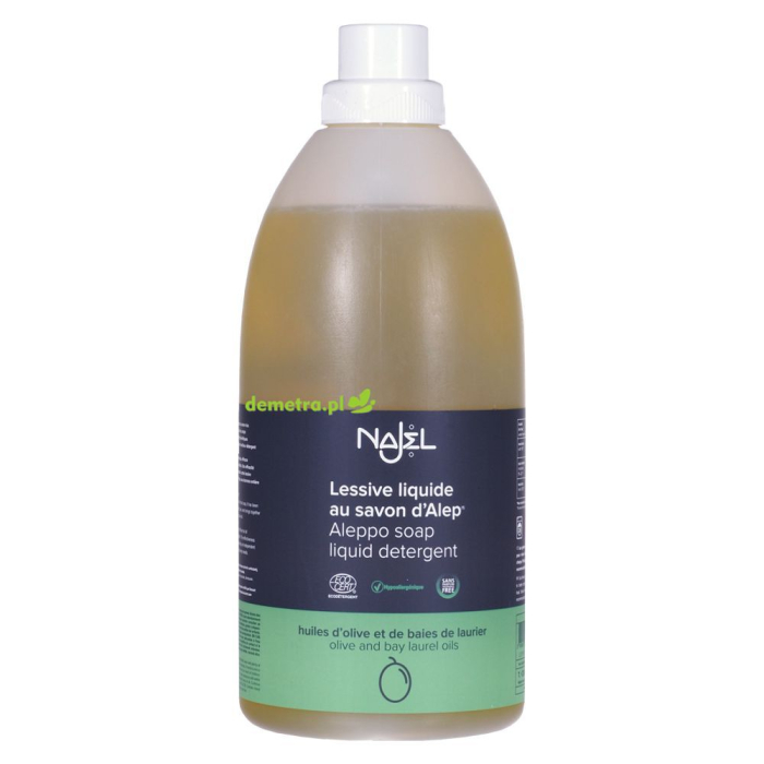 Płyn do prania 2000 ml Najel z mydłem Aleppo bezzapachowy