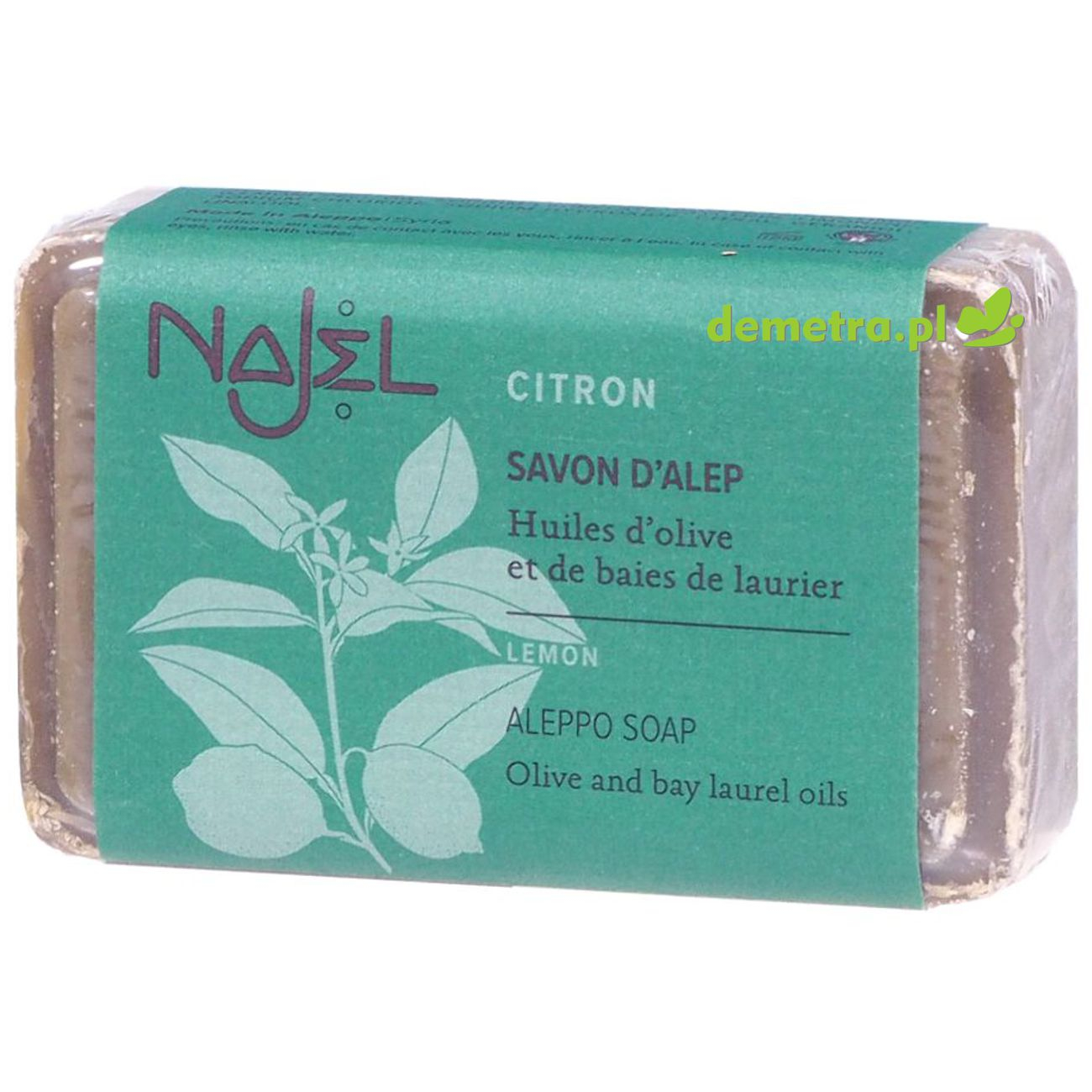 Mydło Aleppo 100g Najel olejek cytrynowy