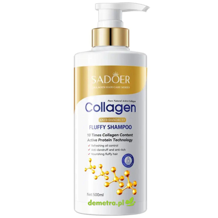 Szampon przeciwłupieżowy 500 ml Sadoer Collagen