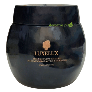 Krem do twarzy 50 ml Luxelux przeciwzmarszczkowy, nawilżający Black