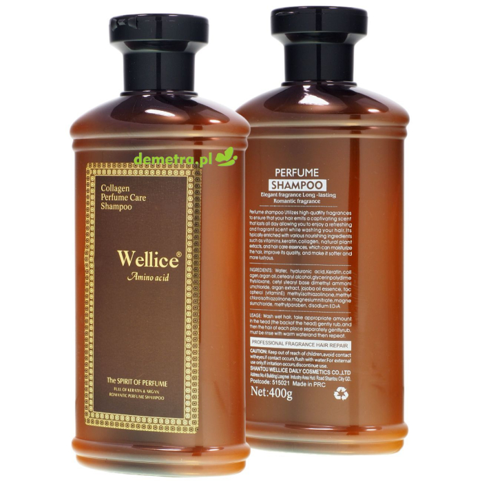 Szampon do włosów 400 g Wellice kolagen