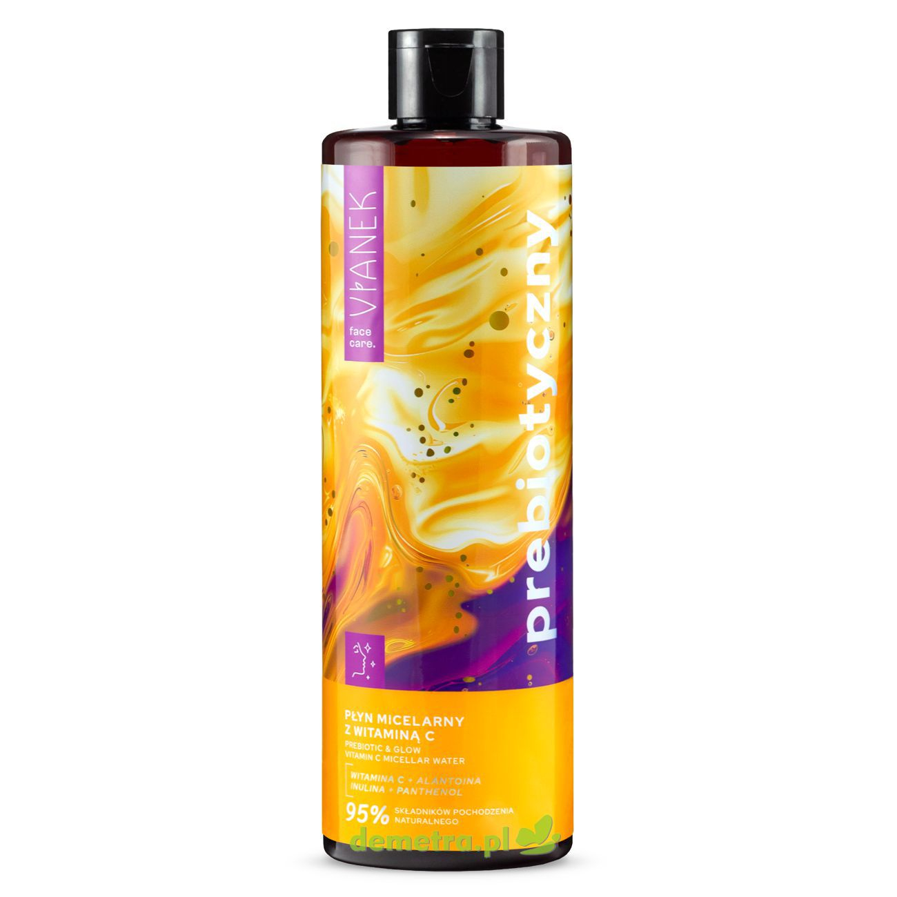 Płyn micelarny 400 ml Vianek prebiotyczny, witamina C