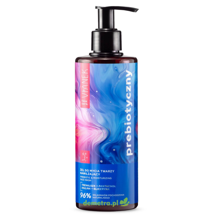 Żel do mycia twarzy 300 ml Vianek prebiotyczny, nawilżający