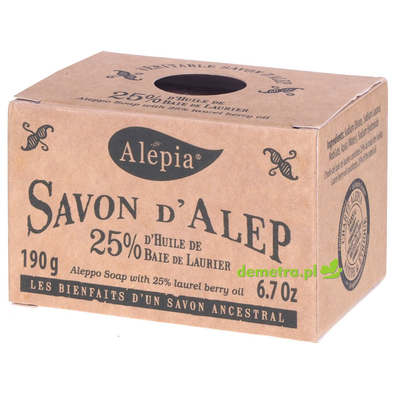 Mydło Aleppo Alepia 200g 25% oleju laurowego