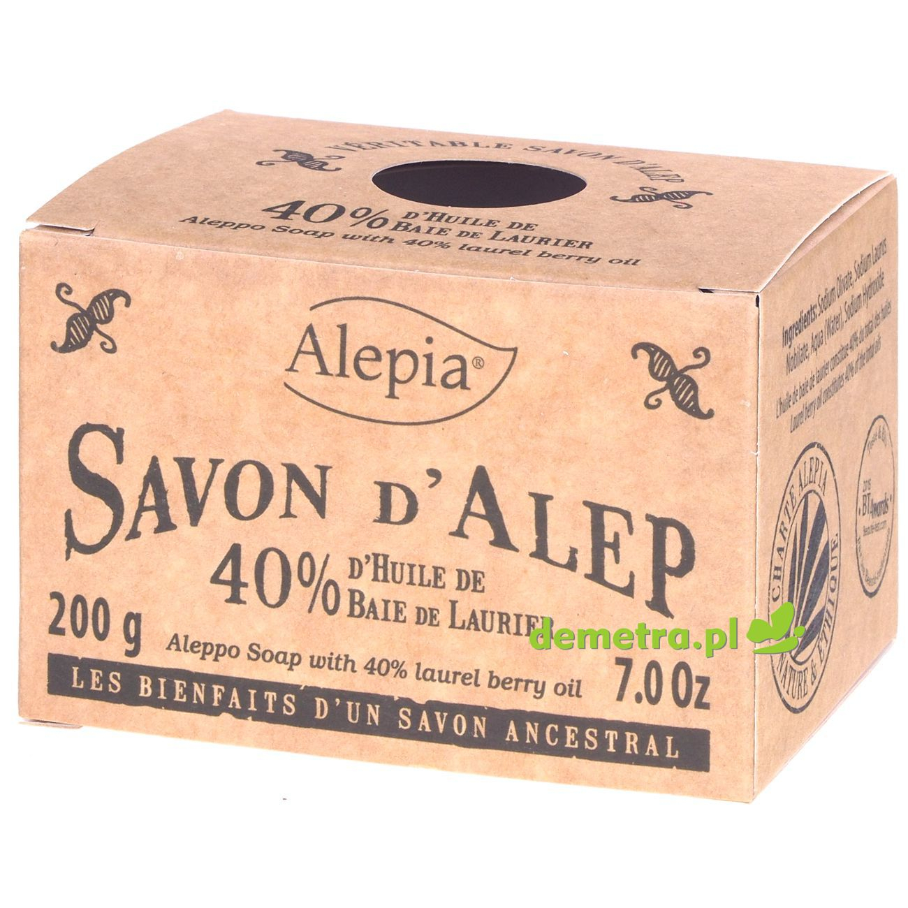 Mydło Aleppo Alepia 200g 40% oleju laurowego