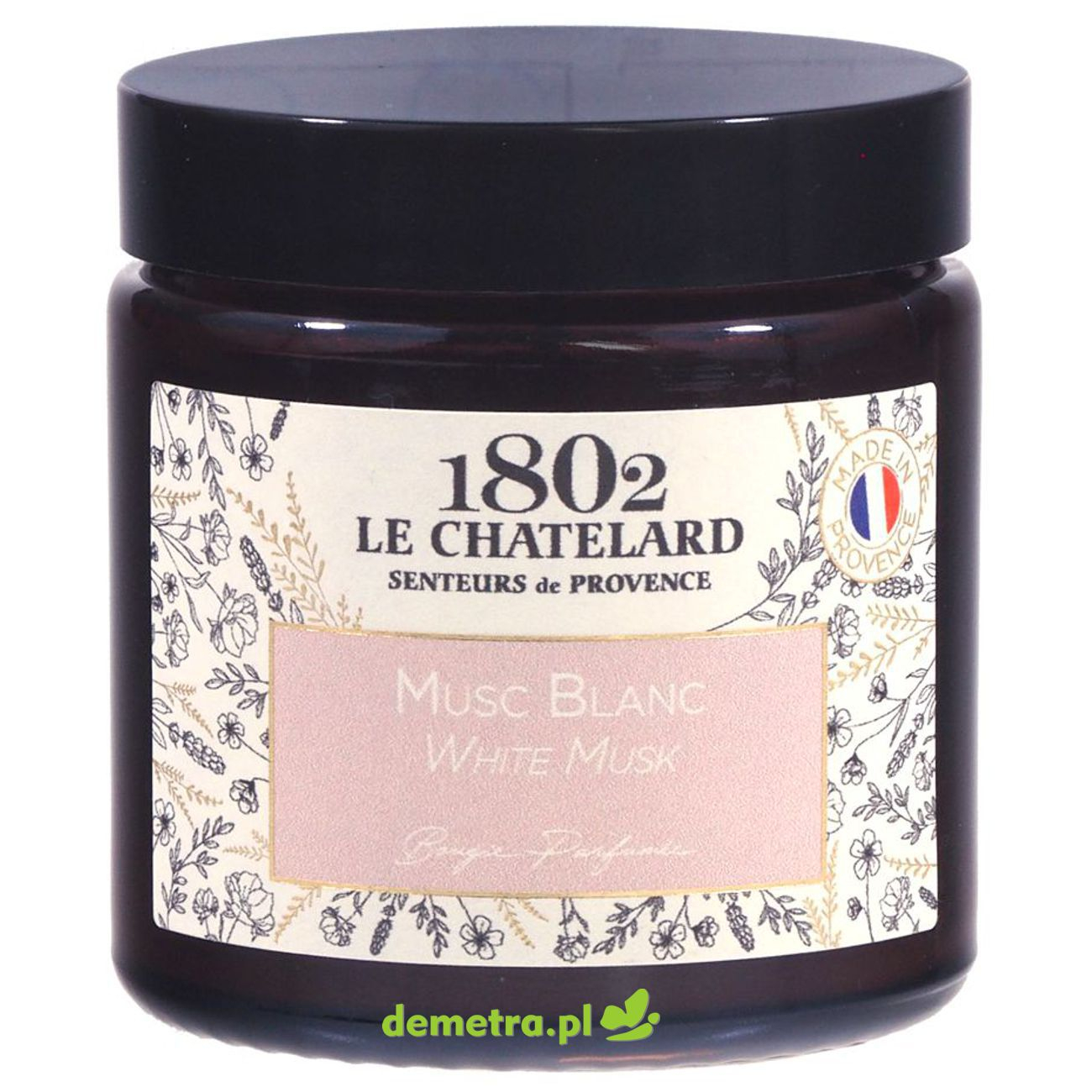 Świeca zapachowa 80g białe piżmo