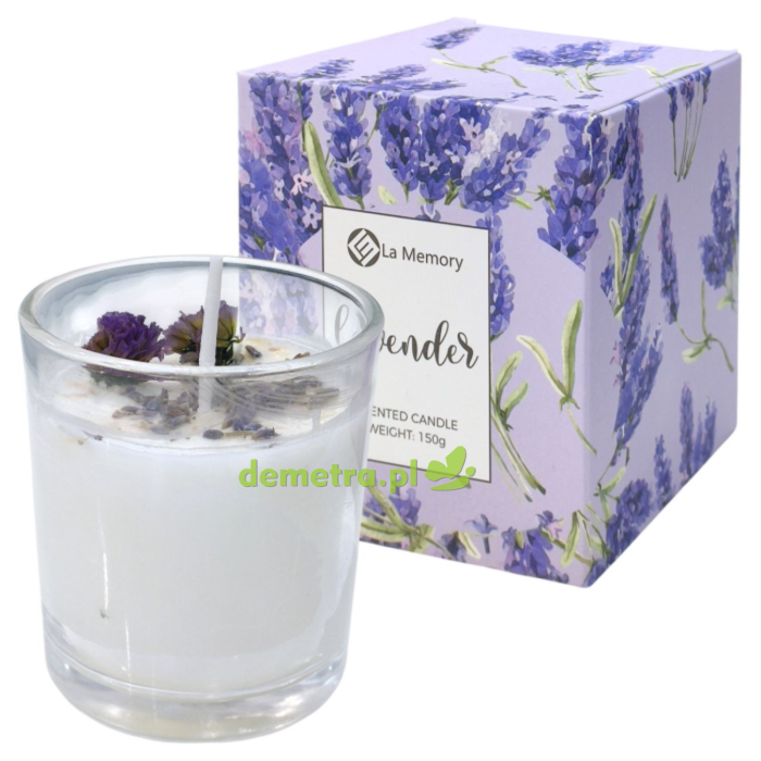 Świeca zapachowa 150 g La Memory - lawenda