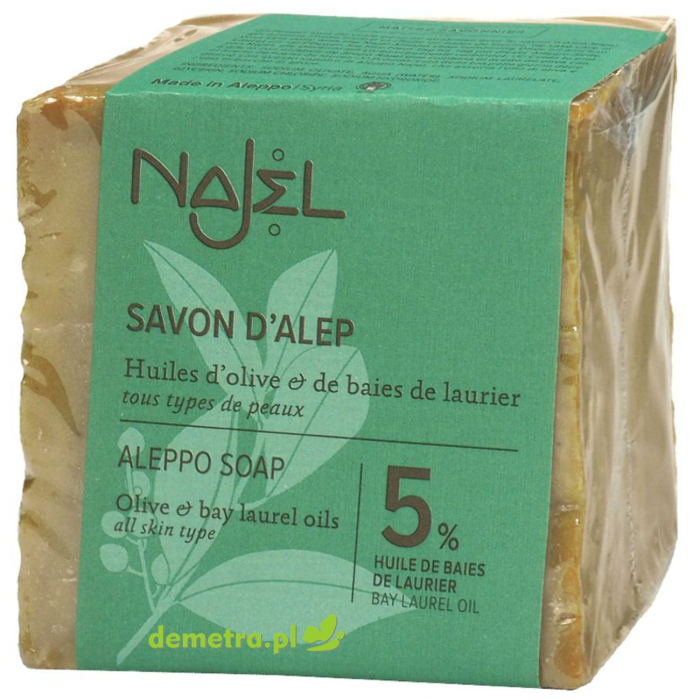 Mydło Aleppo 190g Najel  5% oleju laurowego