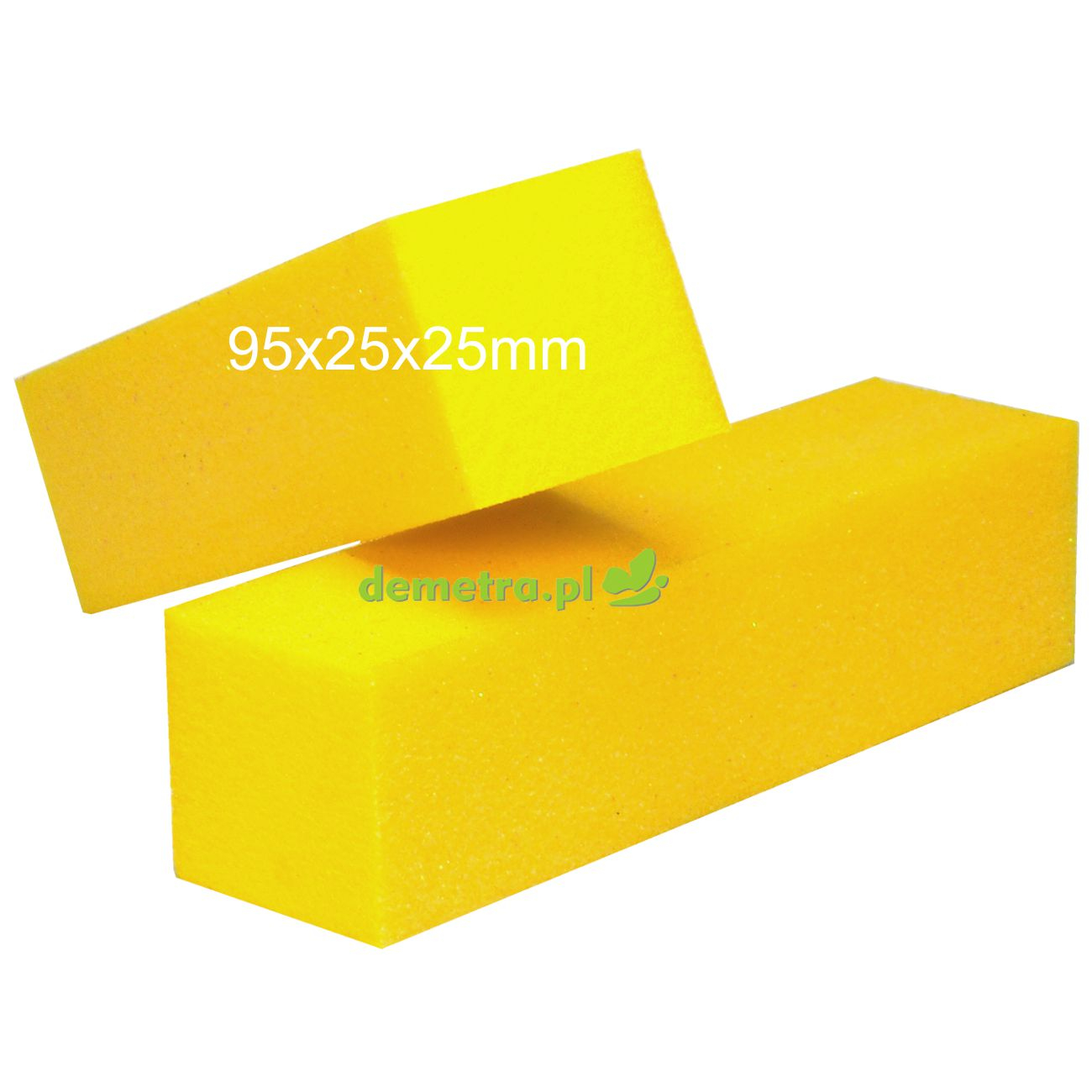 Blok polerski kostka żółty 1szt.