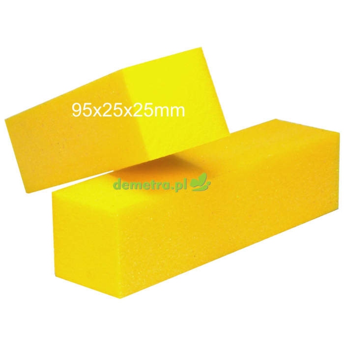 Blok polerski kostka żółty 1szt.