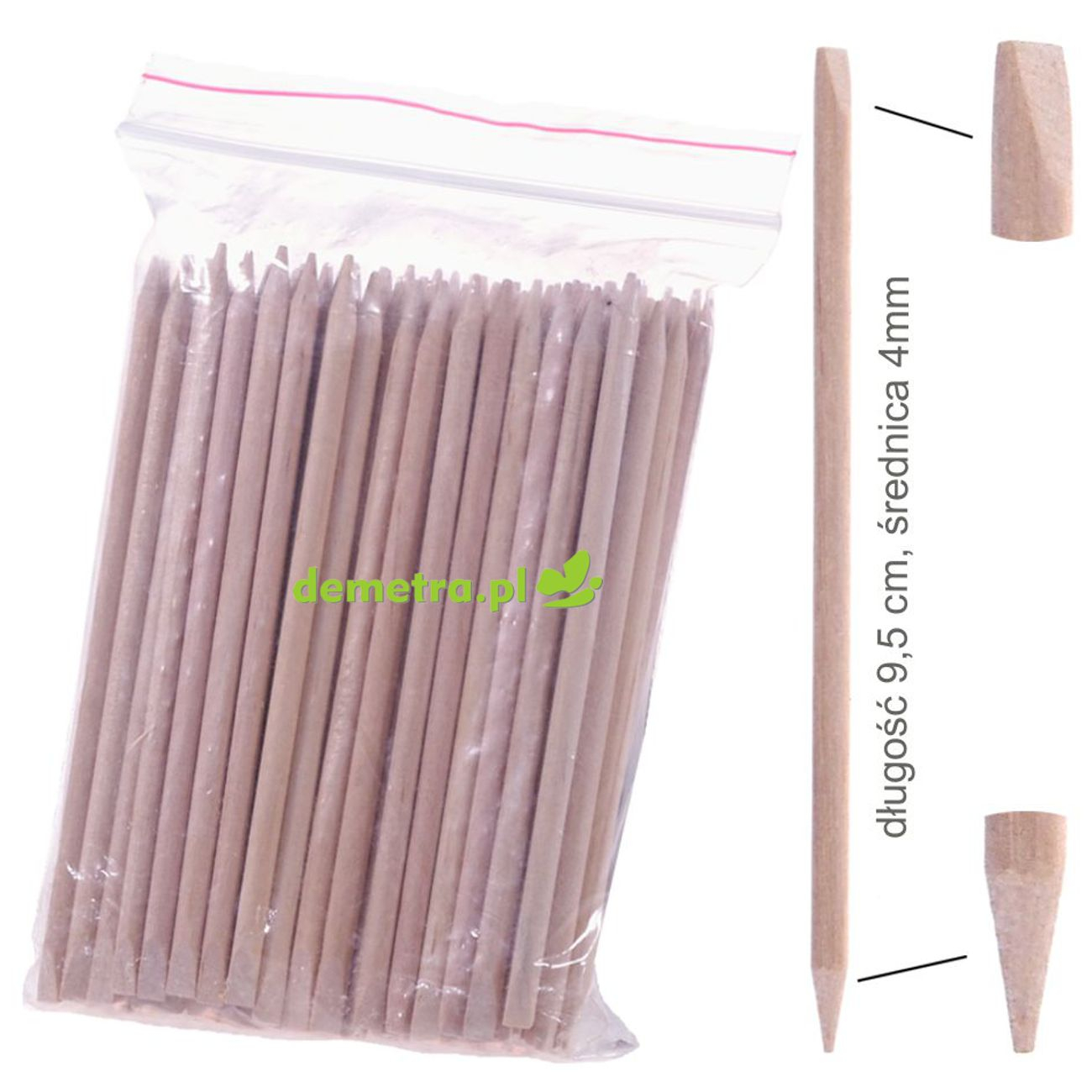 Patyczki drewniane do manicure 100szt. v1