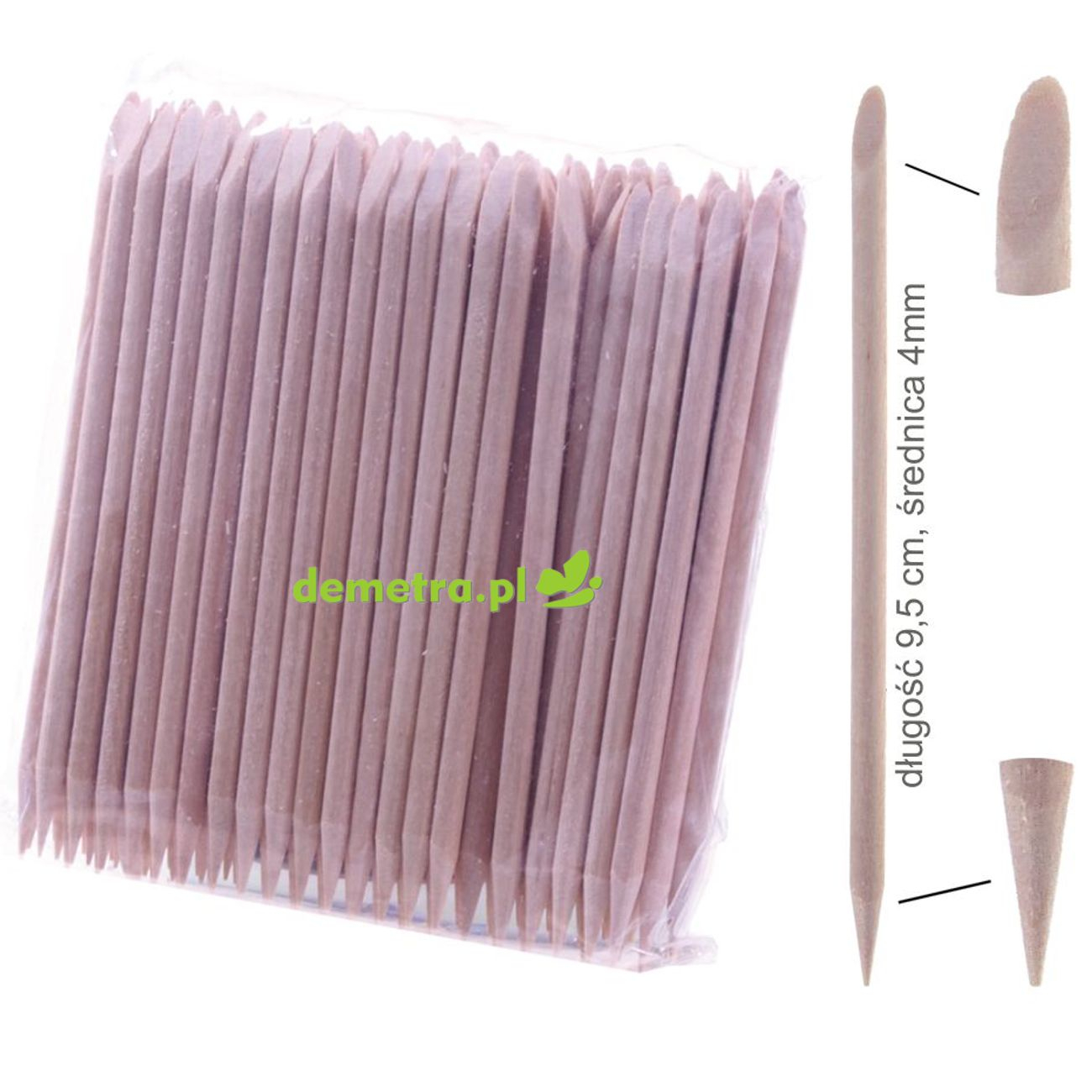 Patyczki drewniane do manicure 100szt. v2