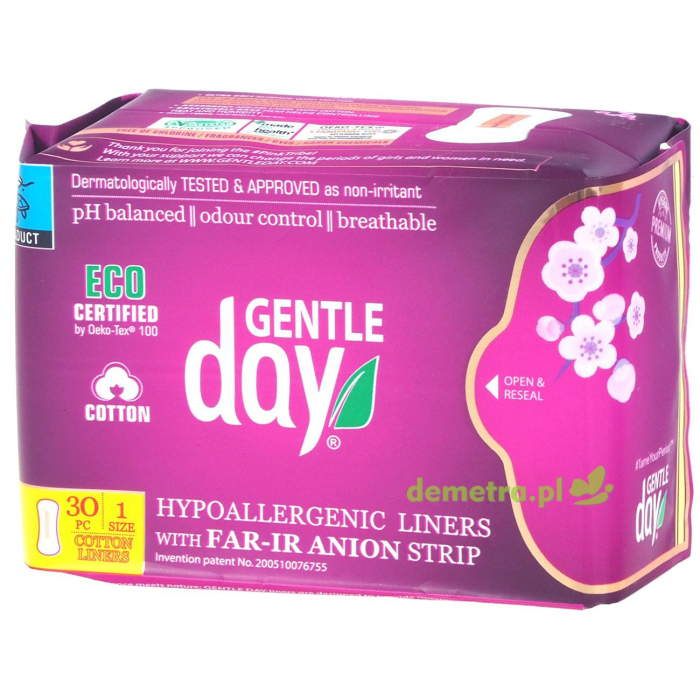 Wkładki Gentle Day 30 szt. 155 mm  do codziennego stosowania