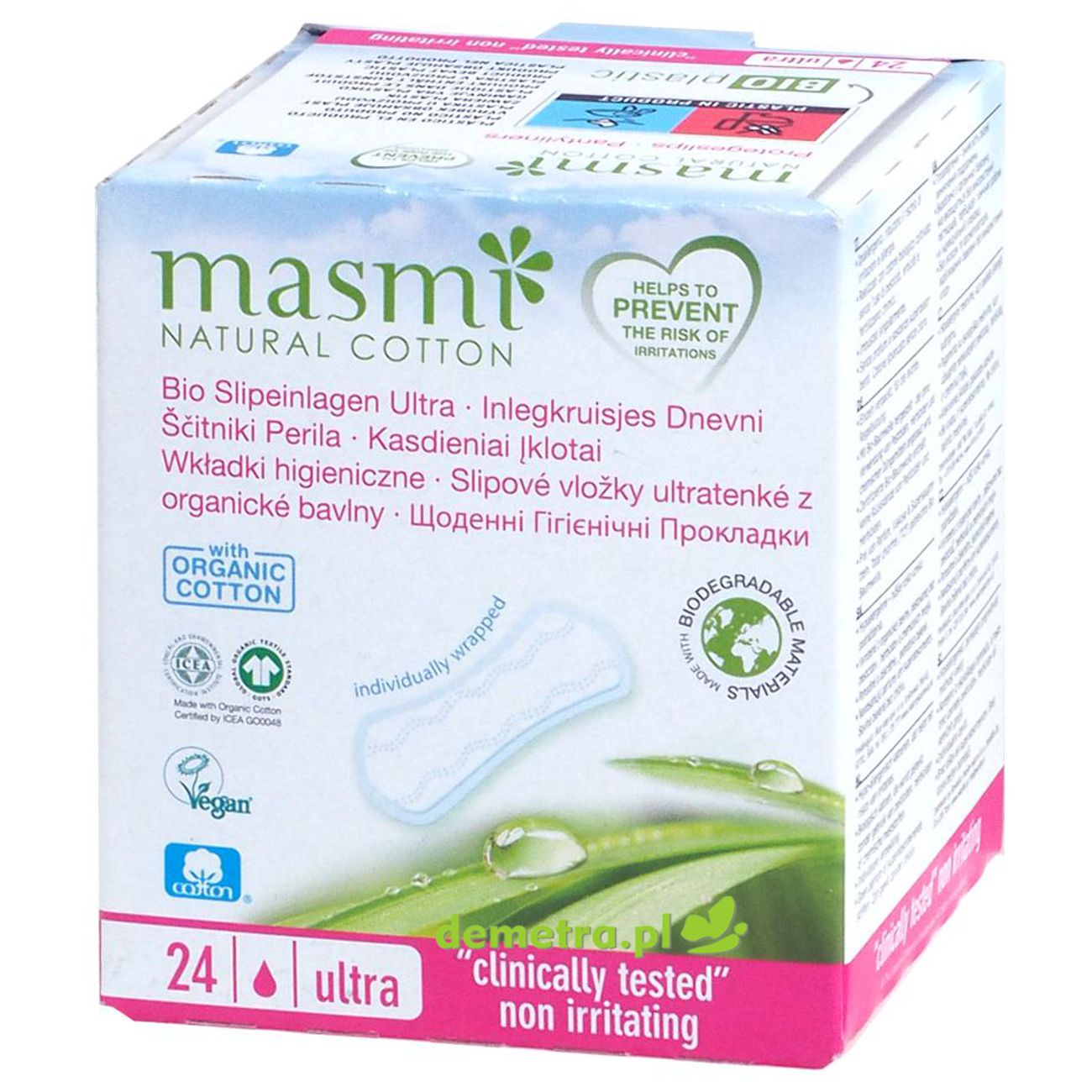 Wkładki higieniczne Masmi Soft ultra cienkie 24 szt.